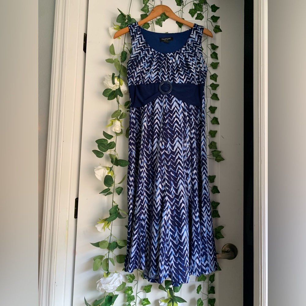 Perceptions blue dress. Small.